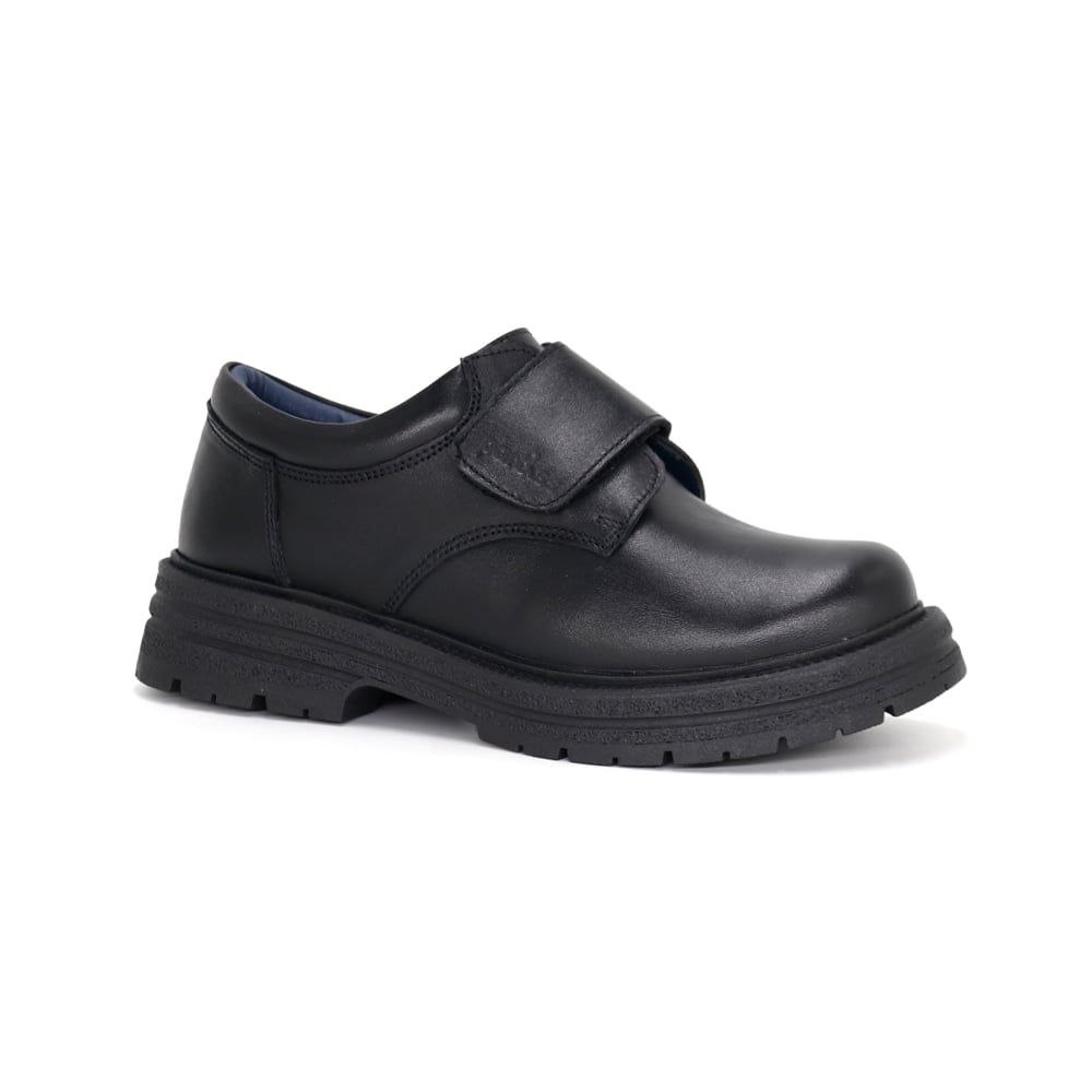 ZAPATOS ESCOLARES NIÑO PAR&SS CUERO NEGRO PARYSS MV25Q1-2095. - 1