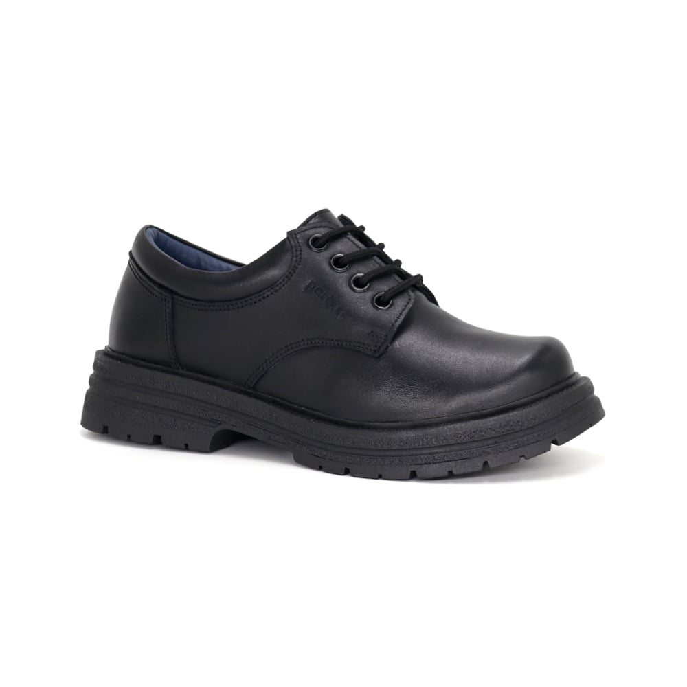 ZAPATOS ESCOLARES NIÑO PAR&SS CUERO NEGRO PARYSS MV25Q1-2090. - 1