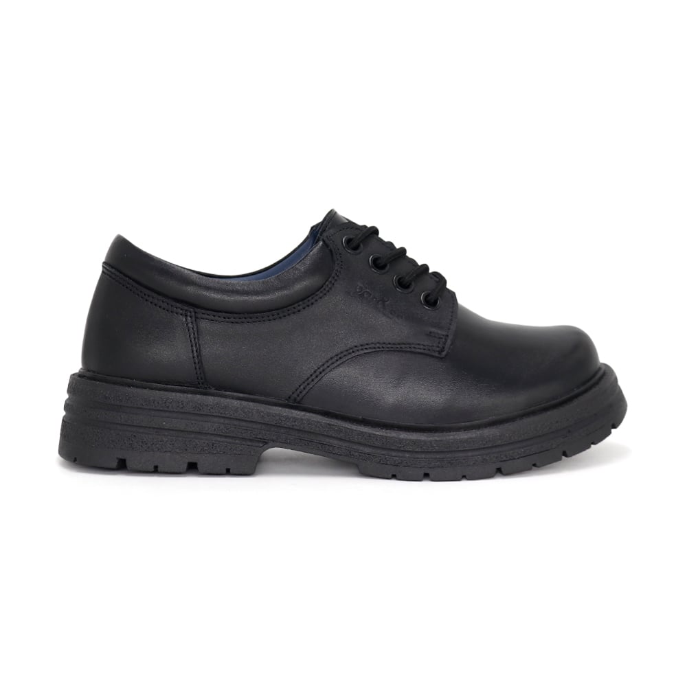 ZAPATOS ESCOLARES NIÑO PAR&SS CUERO NEGRO PARYSS MV25Q1-2090. - 2