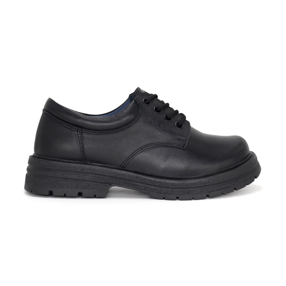 ZAPATOS ESCOLARES NIÑO PAR&SS CUERO NEGRO PARYSS MV25Q1-2090. - 2