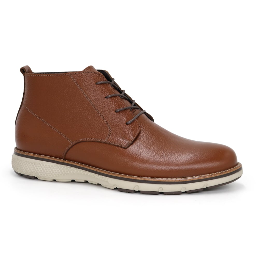 BOTINES CASUALES HOMBRE DE CUERO CONTERS 24Q4.ON-07. - 1