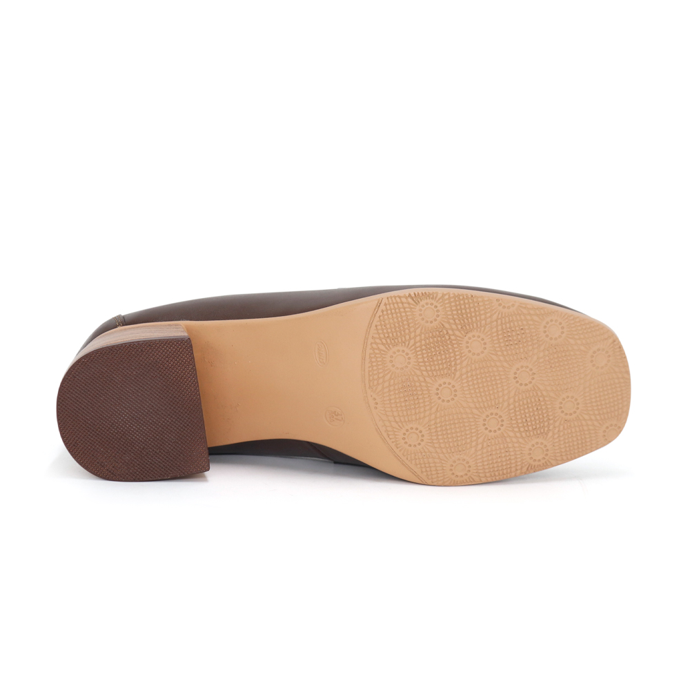 MOCASINES DE CUERO MUJER PARYSS KA25.RENATA MARRÓN - 4