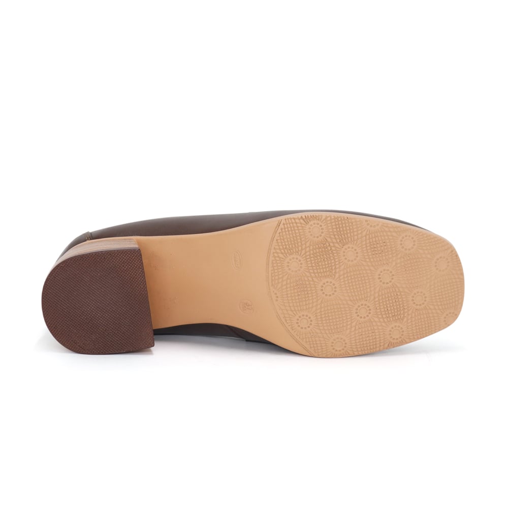 MOCASINES DE CUERO MUJER PARYSS KA25.RENATA MARRÓN - 4