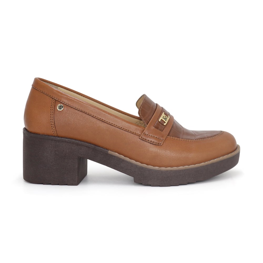 MOCASINES DE CUERO MUJER PARYSS KA25Q1-KM045 TOFFE - 2