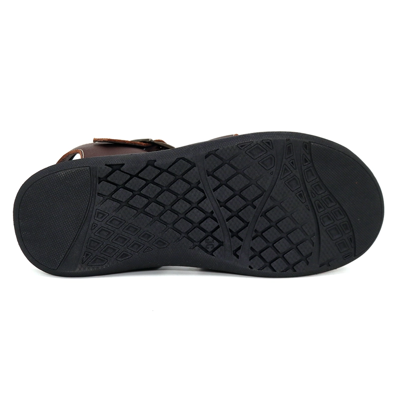 SANDALIAS CASUALES DE CUERO HOMBRE KN25Q3-832. - 3