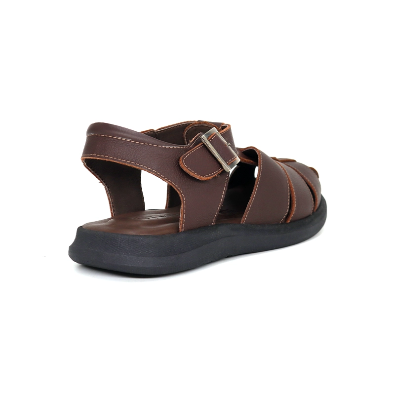 SANDALIAS CASUALES DE CUERO HOMBRE KN25Q3-828. - 2
