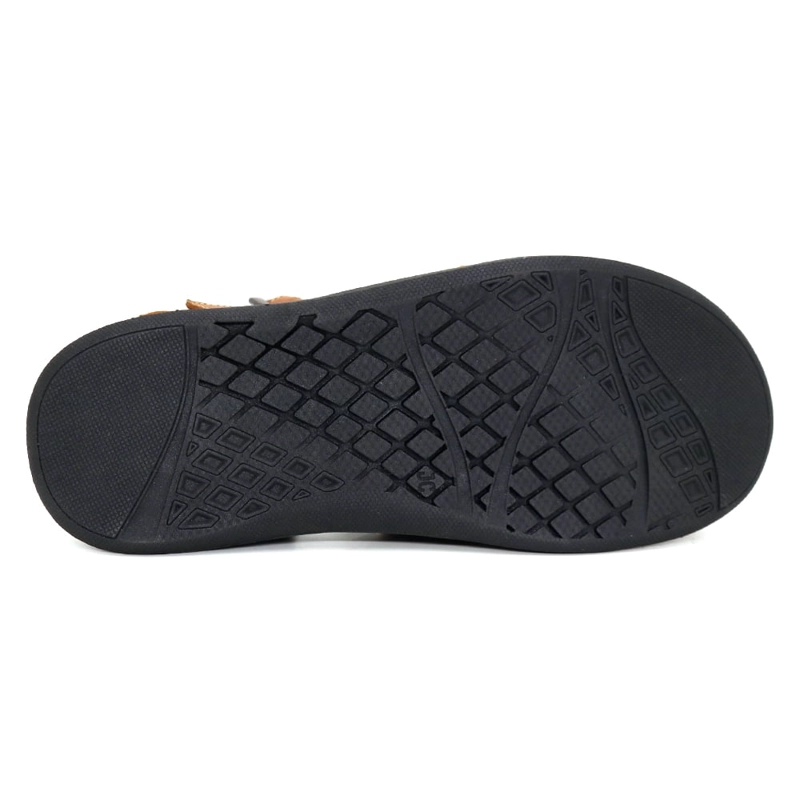 SANDALIAS CASUALES DE CUERO HOMBRE KN25Q3-828. - 3
