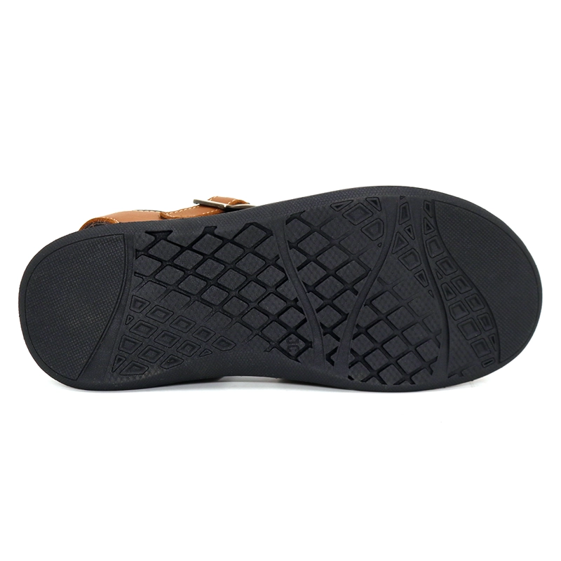 SANDALIAS CASUALES DE CUERO HOMBRE KN25Q3-832. - 3