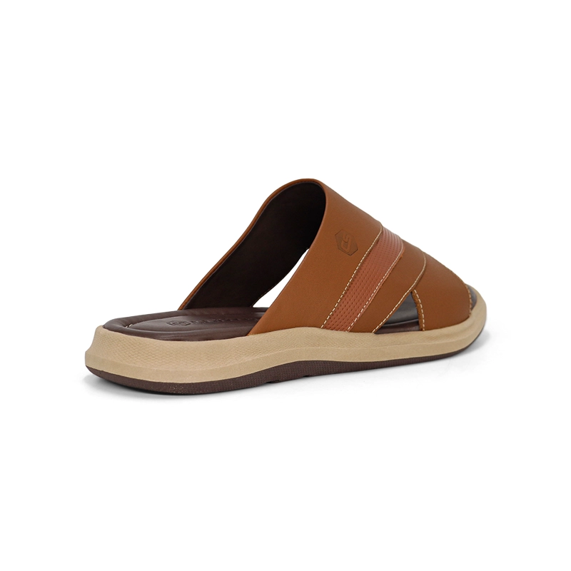 SANDALIAS CASUALES DE CUERO HOMBRE KN25Q3-838. - 2