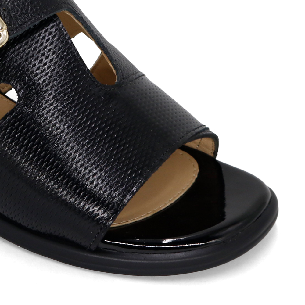 SANDALIAS CASUALES DE CUERO MUJER KA25Q4-MARCE - 4