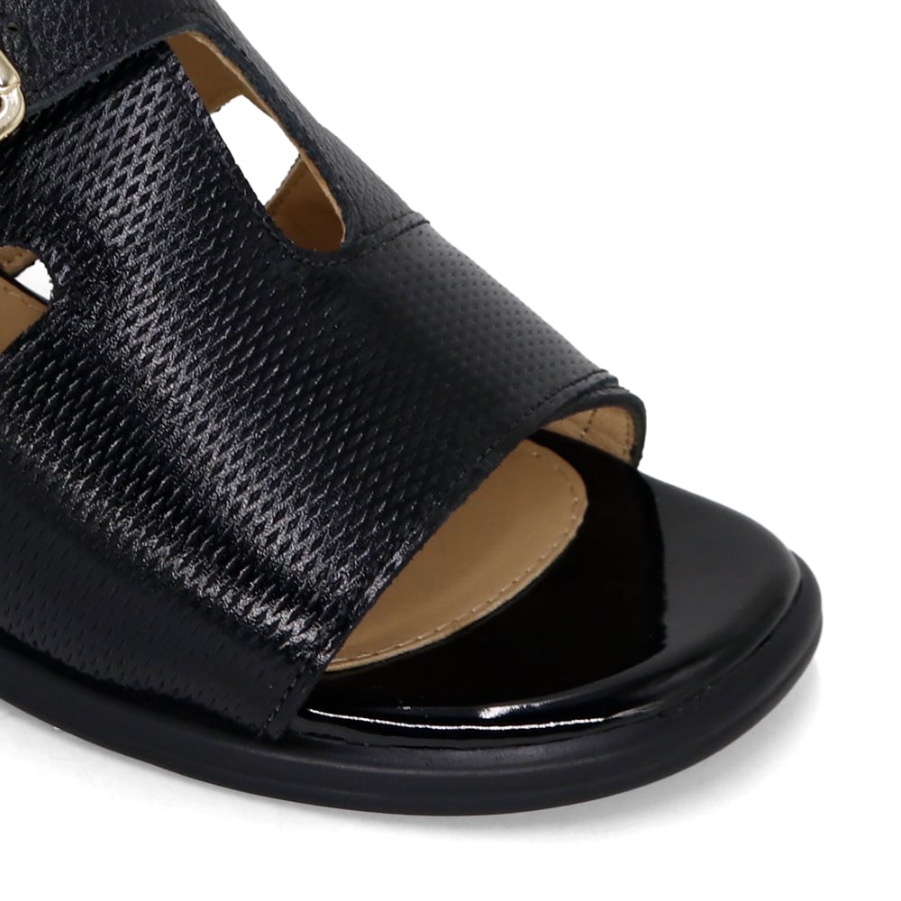 SANDALIAS CASUALES DE CUERO MUJER KA25Q4-MARCE - 4