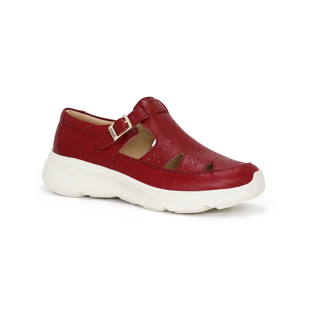 SANDALIAS CASUALES DE CUERO MUJER KA24Q4-F002. - 1
