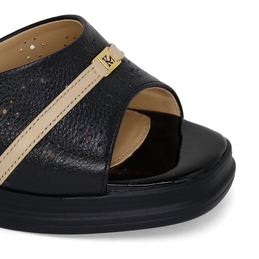 SANDALIAS CASUALES DE CUERO MUJER KA25-ALCINA - 4