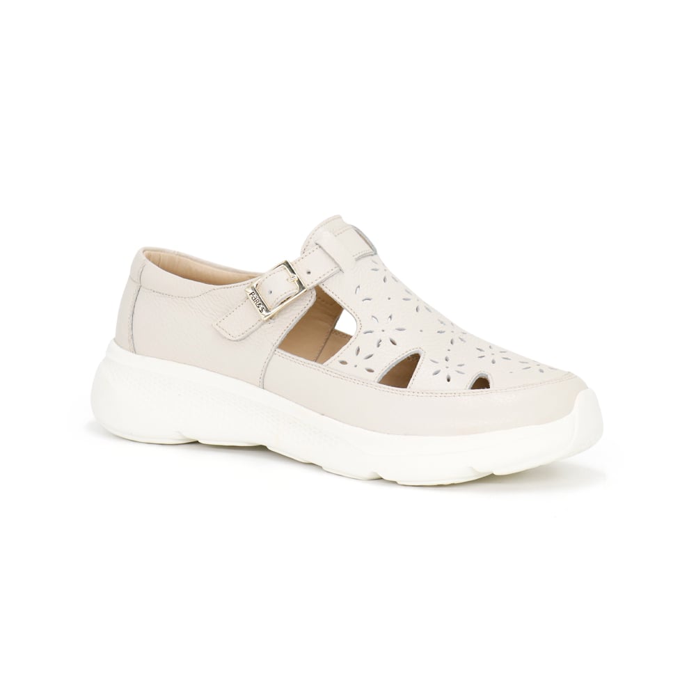 SANDALIAS CASUALES DE CUERO MUJER KA24Q4-F002. - 1