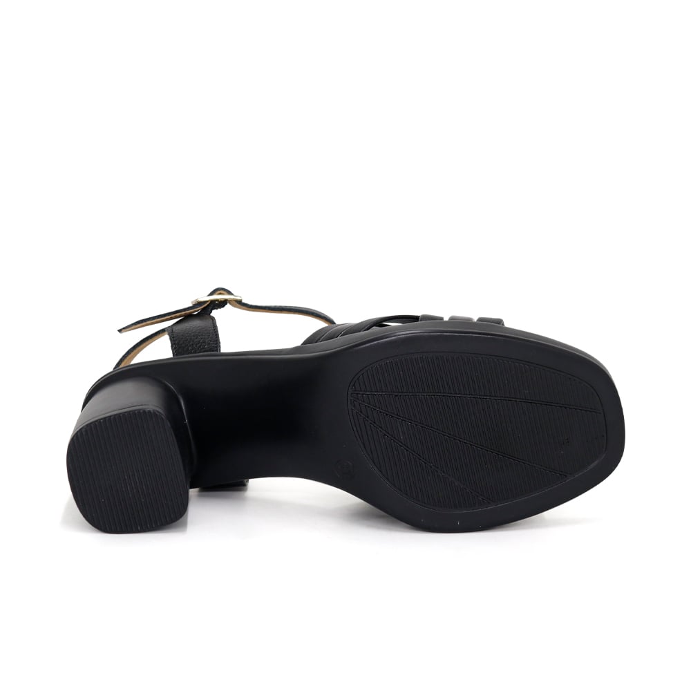 SANDALIAS CASUALES DE CUERO MUJER KA25Q4-BO118. - 3