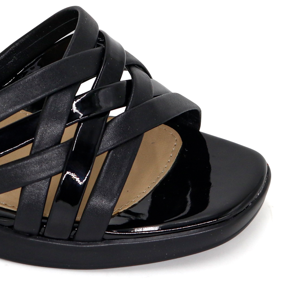 SANDALIAS CASUALES DE CUERO MUJER KA25Q4-BO118. - 4