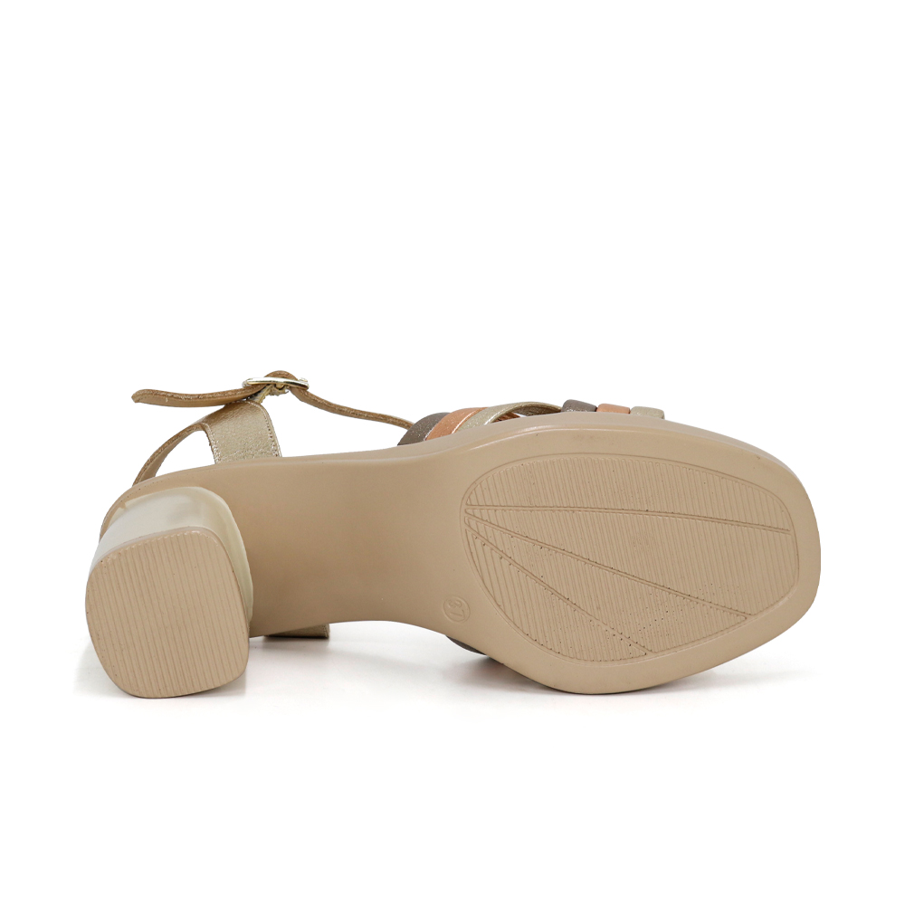 SANDALIAS CASUALES DE CUERO MUJER KA25Q4-BO118. - 3