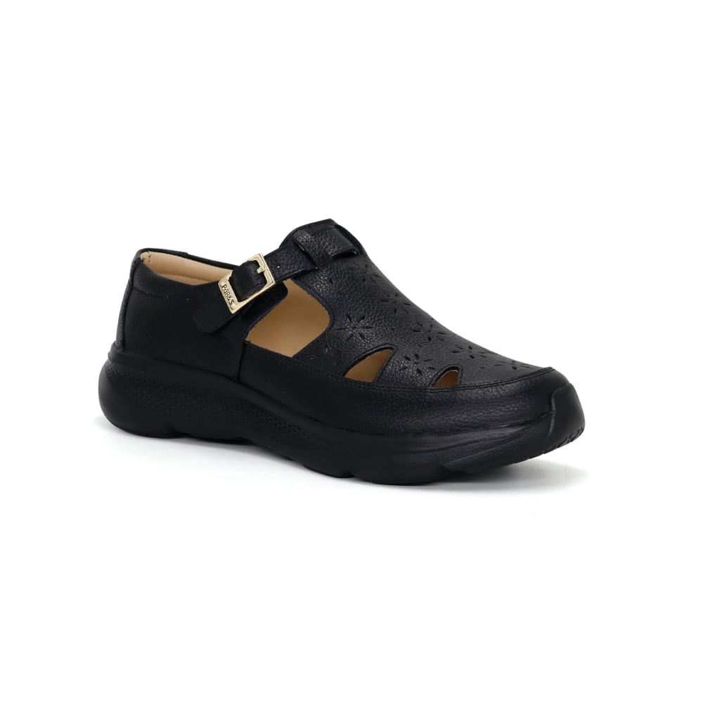 SANDALIAS CASUALES DE CUERO MUJER KA24Q4-F002. - 1