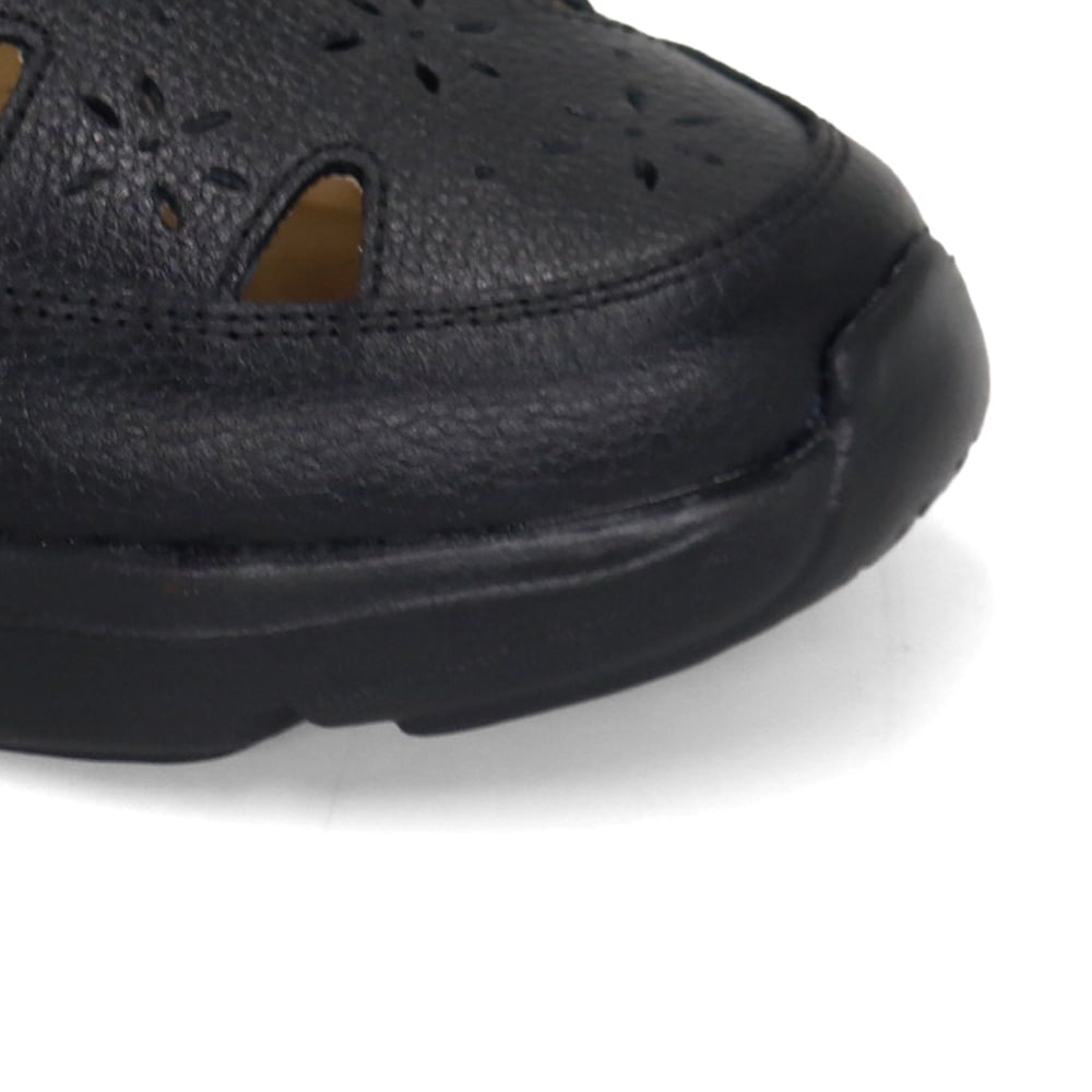 SANDALIAS CASUALES DE CUERO MUJER KA24Q4-F002. - 4