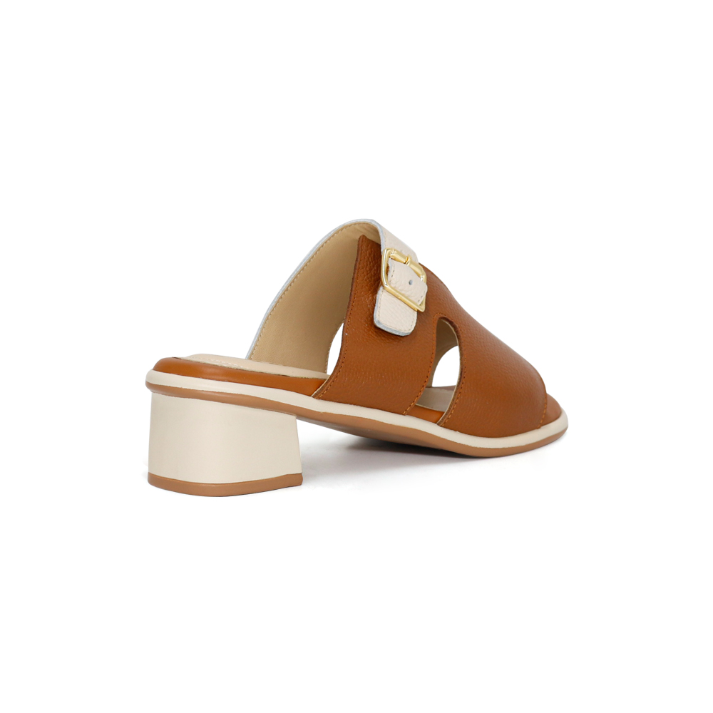 SANDALIAS CASUALES DE CUERO MUJER KA25Q4-MARCE - 2