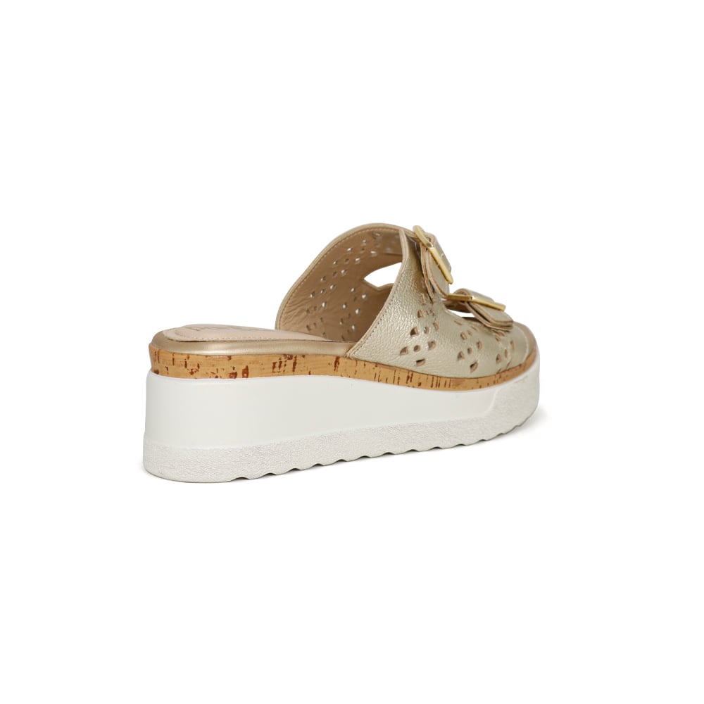 SANDALIAS CASUALES DE CUERO MUJER KA25Q4-ATTIS - 2