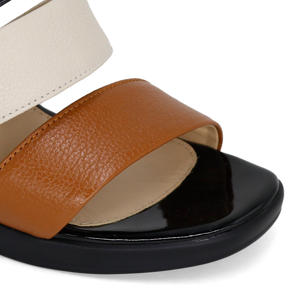 SANDALIAS CASUALES DE CUERO MUJER KA25Q4-GAIA - 3