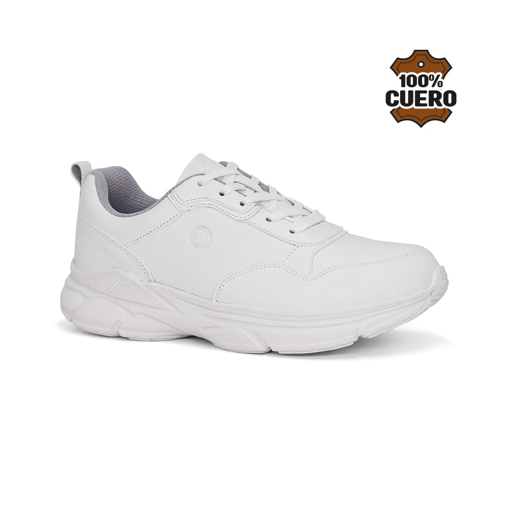 ZAPATILLAS ESCOLARES DE CUERO UNISEX JA26Q1-CG907. - 1