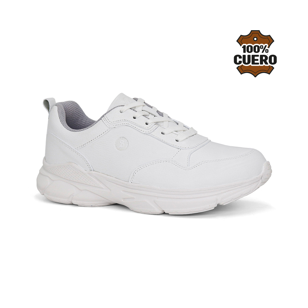 ZAPATILLAS ESCOLARES DE CUERO UNISEX JA26Q1-CG907. - 1