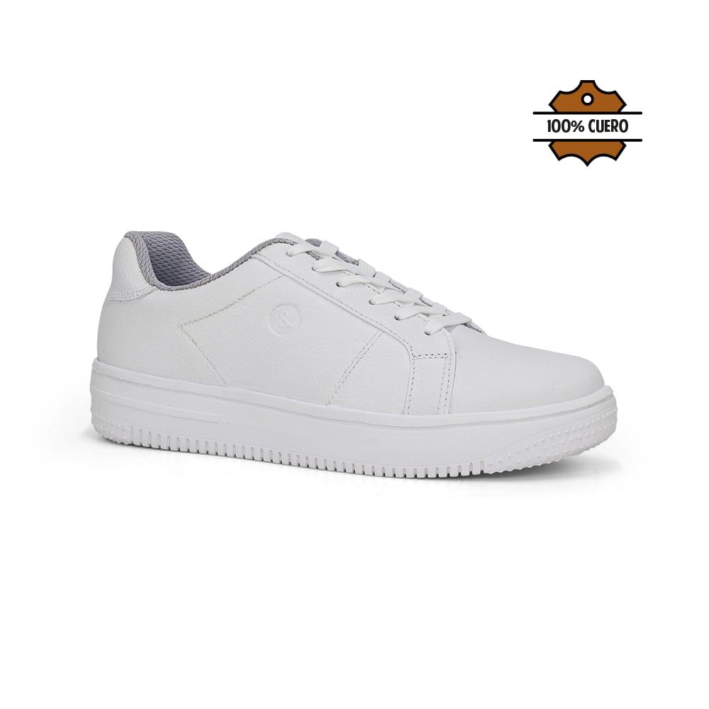 ZAPATILLAS ESCOLARES DE CUERO UNISEX JA26Q1-CG860. - 1