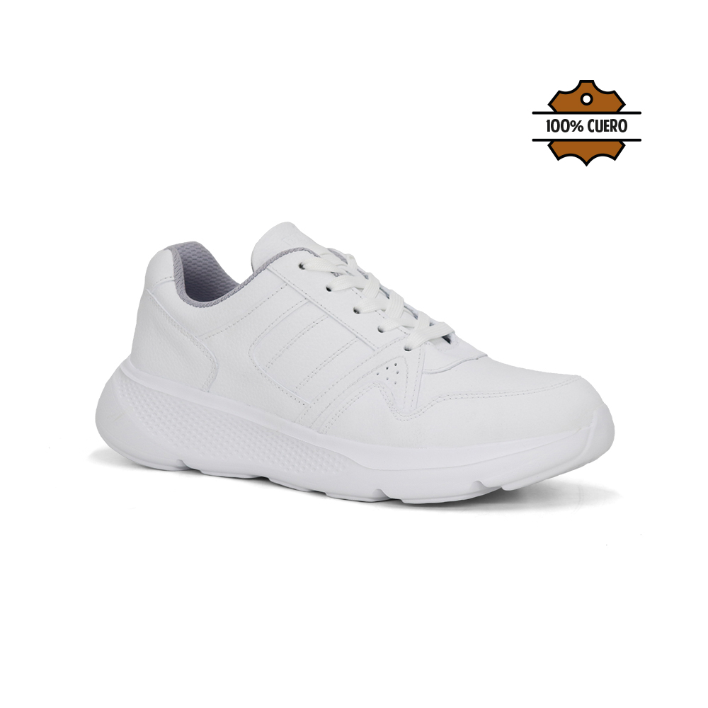 ZAPATILLAS ESCOLARES DE CUERO UNISEX JA26Q1-CG909. - 1