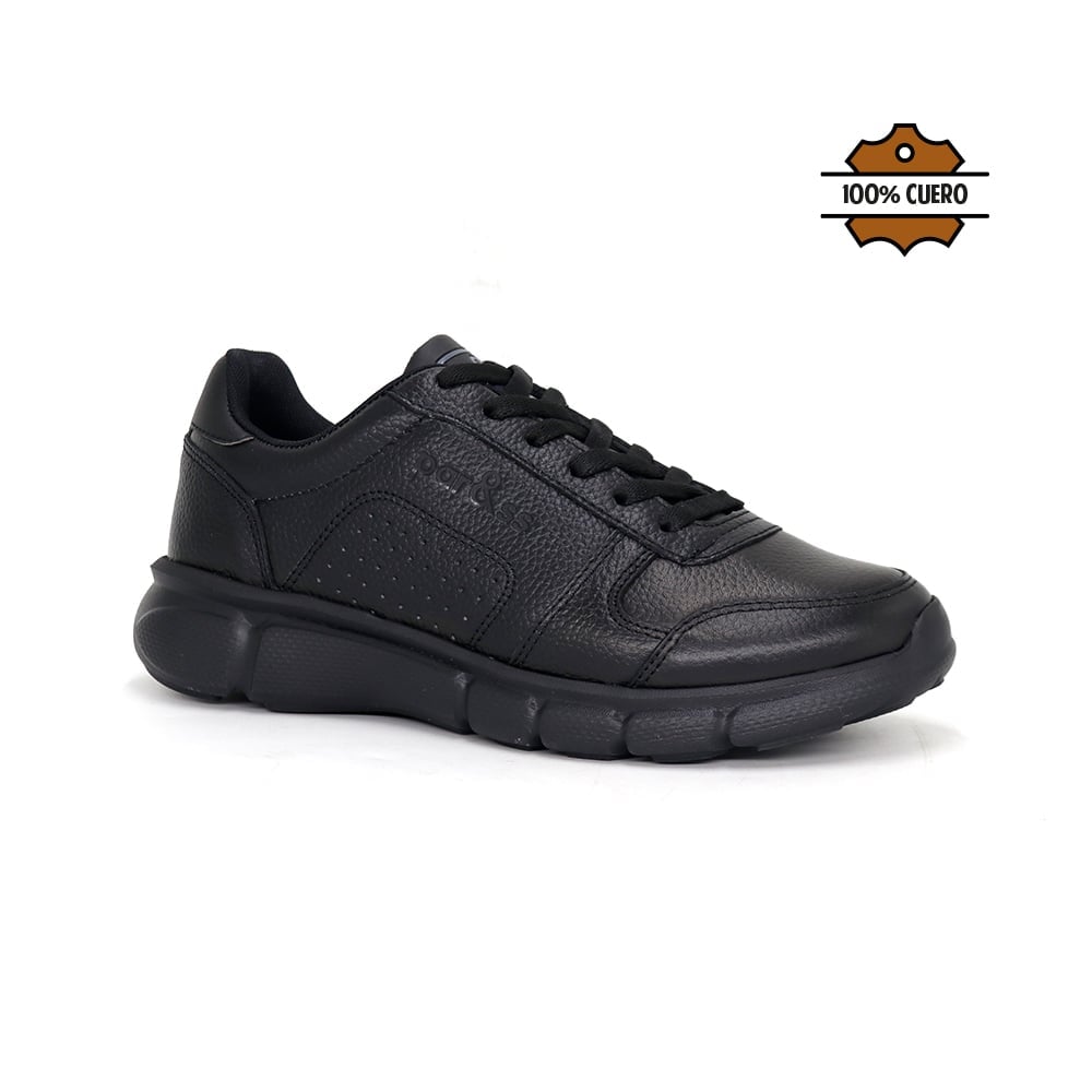 ZAPATILLAS ESCOLARES DE CUERO UNISEX CE26Q1-2510. - 1