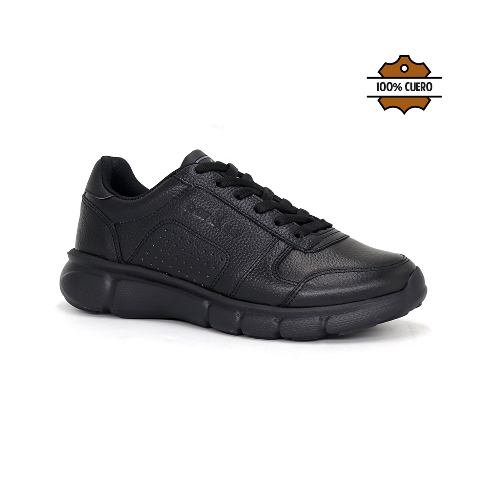ZAPATILLAS ESCOLARES DE CUERO UNISEX CE26Q1-2510. - 1