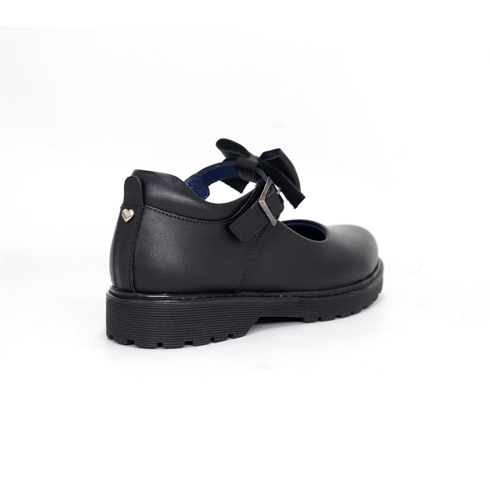 ZAPATOS ESCOLARES DE CUERO NIÑA LAZO-MV26Q1J - 2