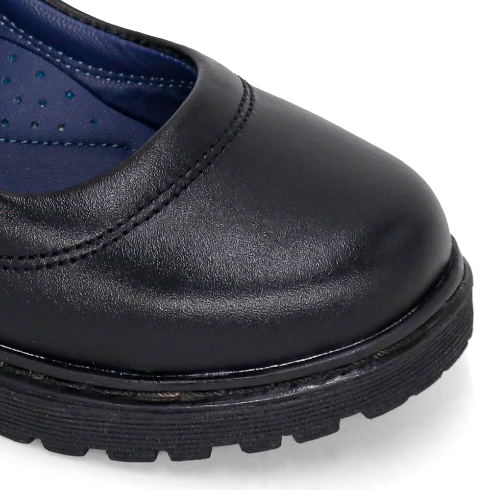 ZAPATOS ESCOLARES DE CUERO NIÑA LUA-MV26Q1N - 4