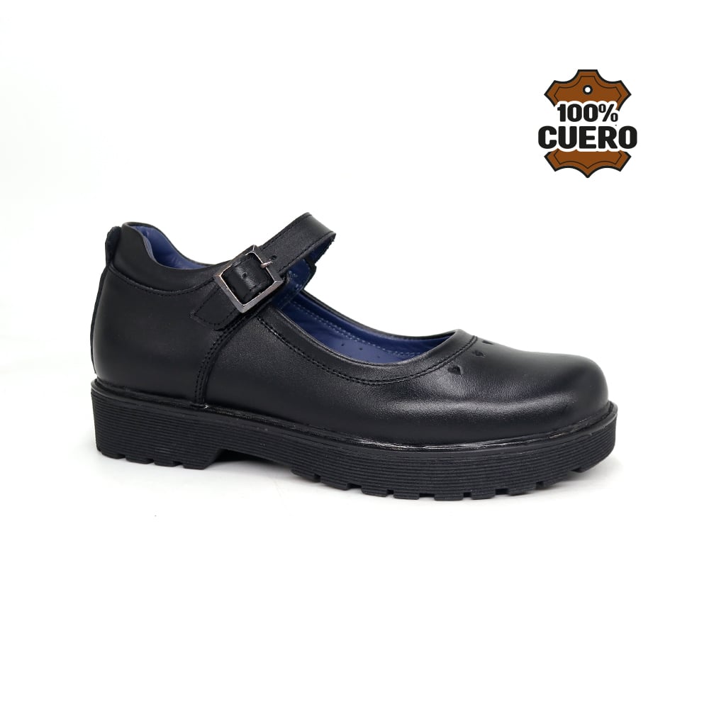 ZAPATOS ESCOLARES DE CUERO NIÑA CORA-MV26Q1J - 1