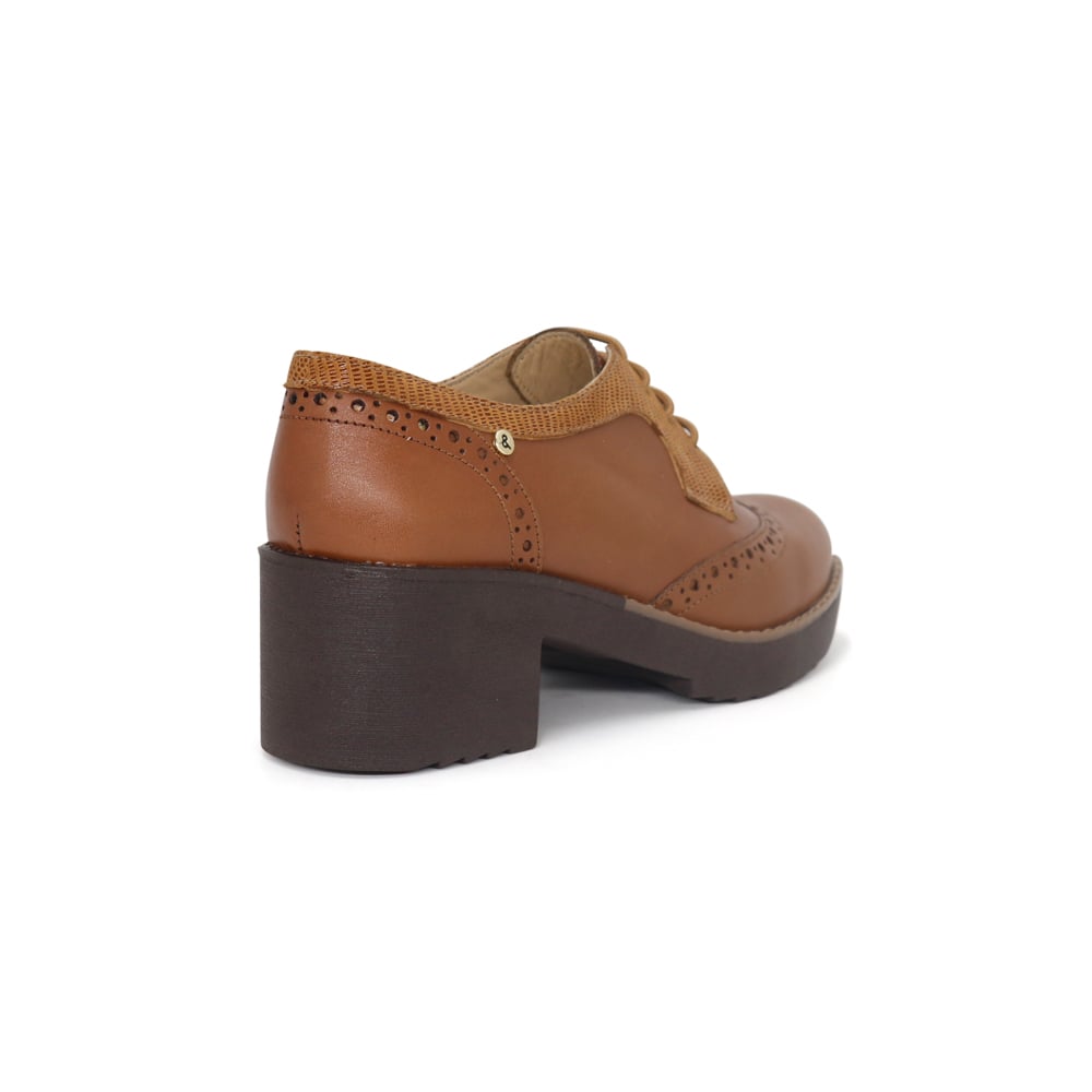 ZAPATOS OXFORD MUJER PARYSS KA25Q1-KM040-CUERO - 2