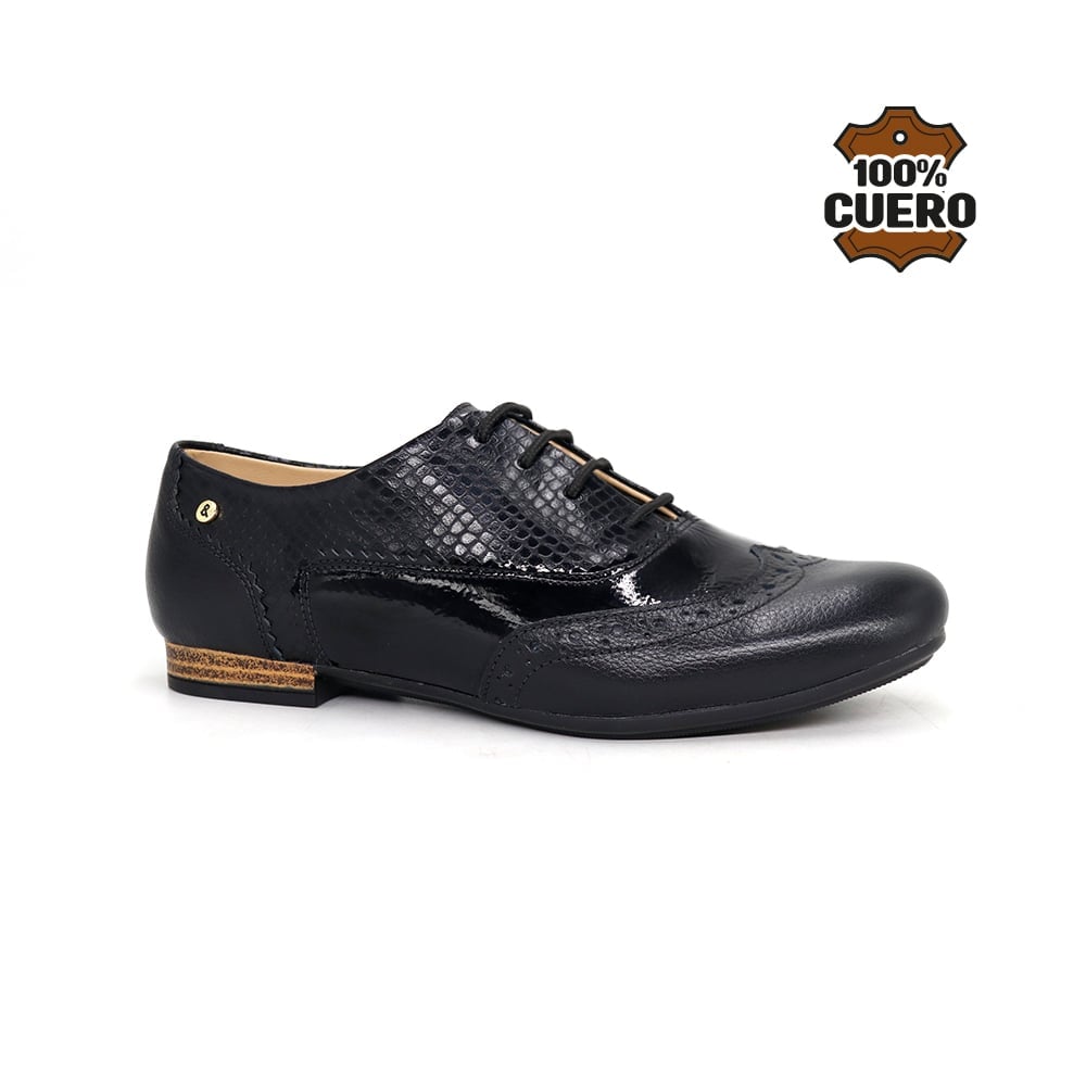 ZAPATOS OXFORD MUJER PARYSS 2669-KA26Q1 -CUERO - 1