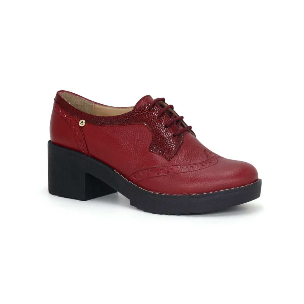 ZAPATOS OXFORD MUJER PARYSS KA25Q1-KM040-CUERO - 1