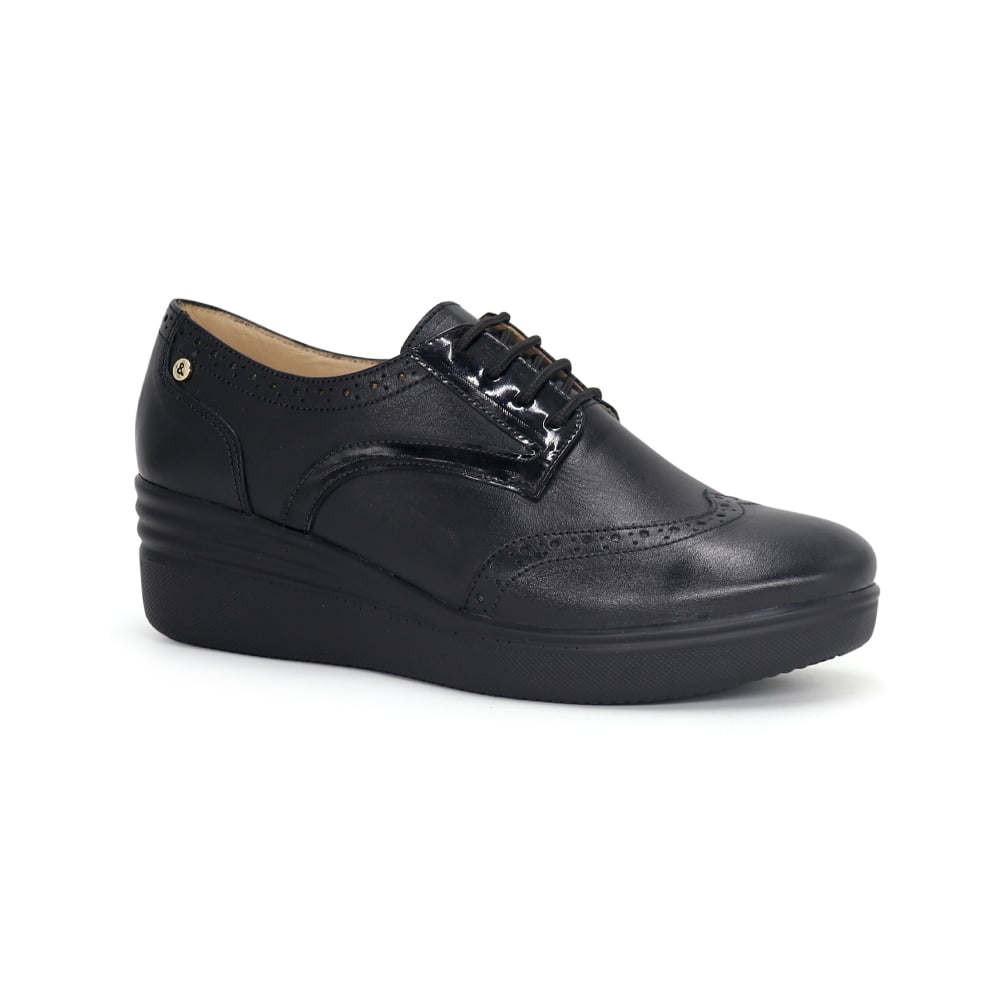 ZAPATOS OXFORD MUJER PARYSS KA25Q1.KM044-CUERO - 1