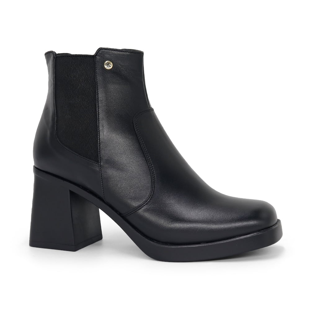 BOTINES MUJER PARYSS 100% CUERO JA25Q1-BT199 NEGRO - 1