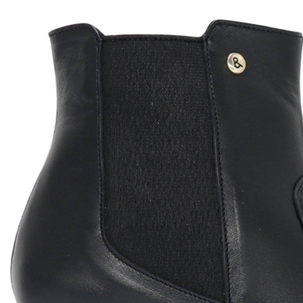 BOTINES MUJER PARYSS 100% CUERO JA25Q1-BT199 NEGRO - 4