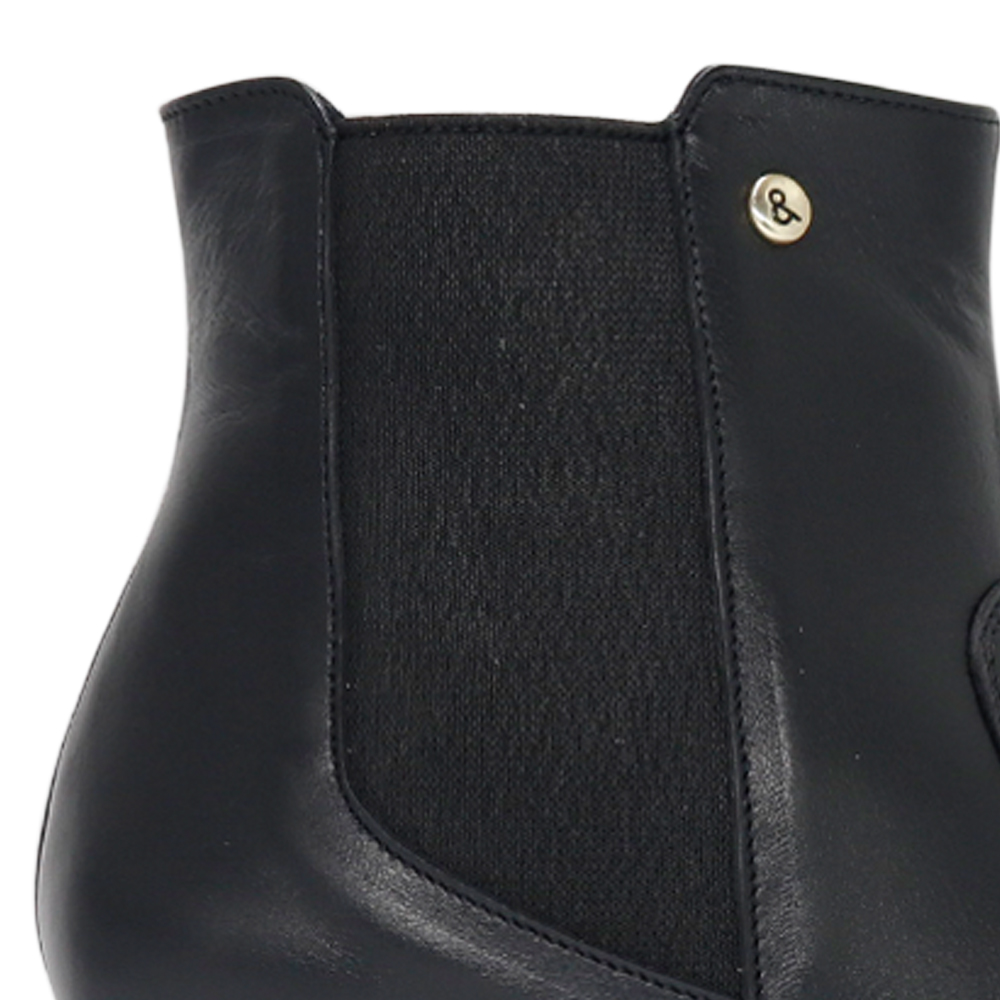 BOTINES MUJER PARYSS 100% CUERO JA25Q1-BT199 NEGRO - 4