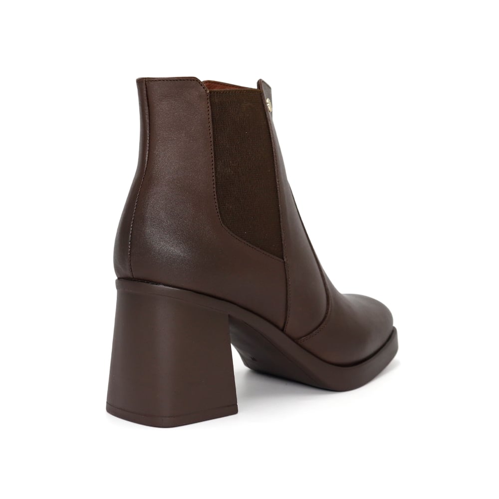 BOTINES MUJER PARYSS 100% CUERO JA25Q1-BT199 MARRON - 2