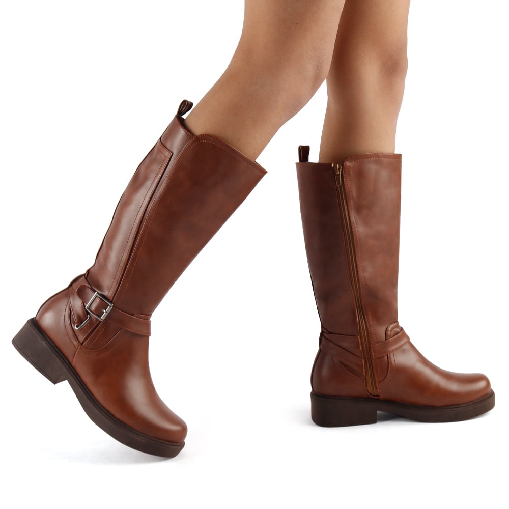 BOTAS MUJER ARIANA IS25Q3-150 COBRE - 1