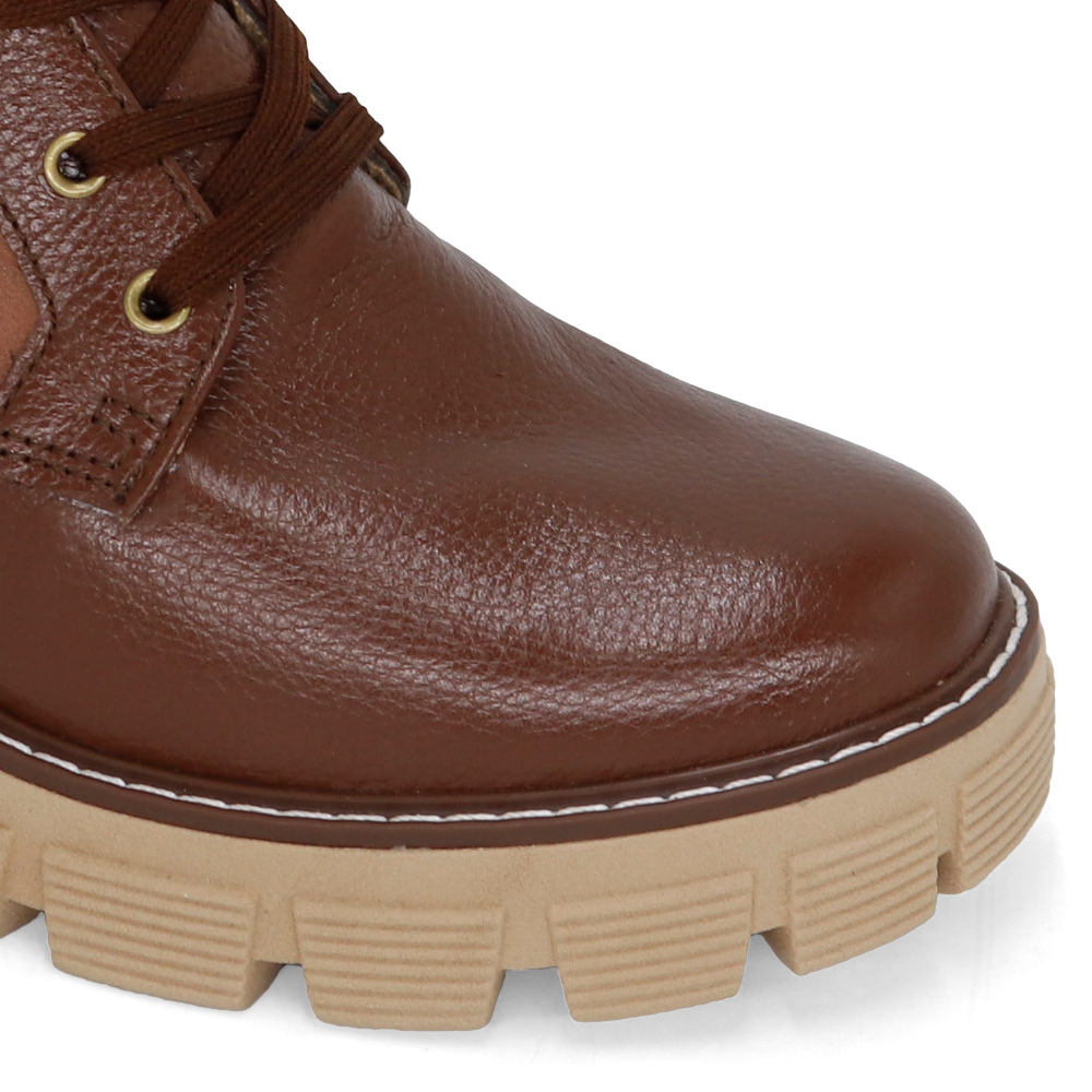 BOTINES CHELSEA MUJER PAYSS PARIS-KA26Q1 CUERO MARRÓN - 4