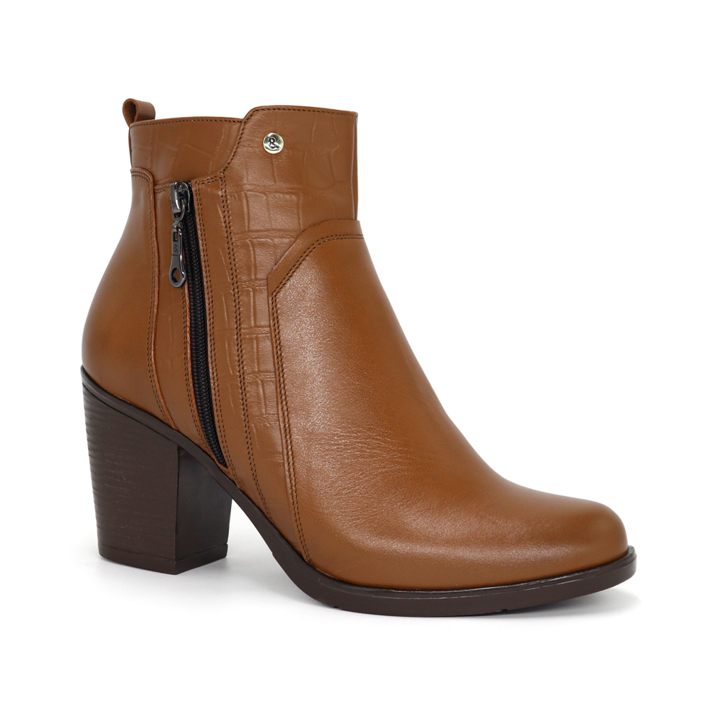BOTINES MUJER PARYSS 100% CUERO JA25Q1-BT203  NATURAL - 1