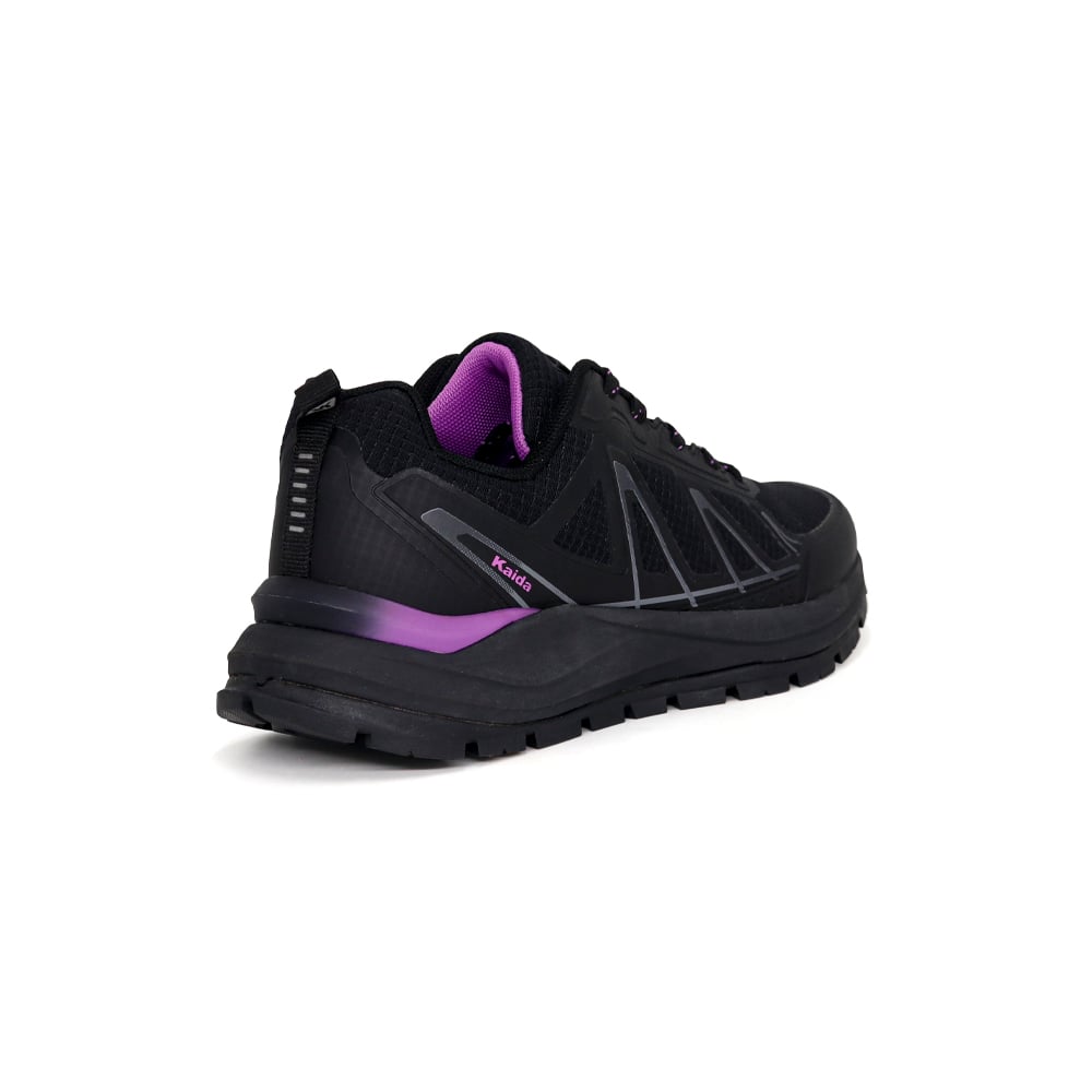 ZAPATILLAS OUTDOOR MUJER KAIDA 1781-M26Q2 NEGRO PURPURA - 2