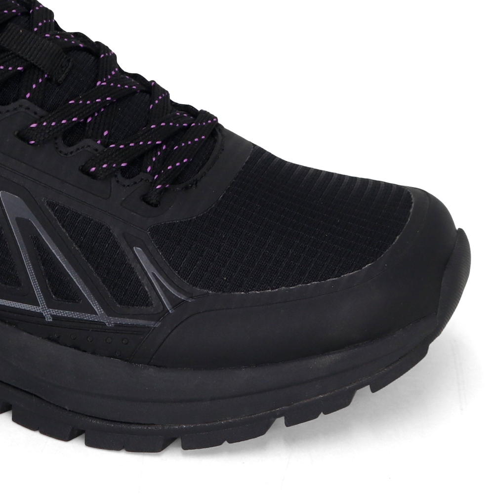 ZAPATILLAS OUTDOOR MUJER KAIDA 1781-M26Q2 NEGRO PURPURA - 4