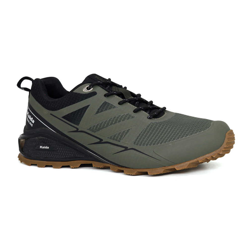ZAPATILLAS OUTDOOR HOMBRE KAIDA 1705-H26Q2 OLIVO NEGRO - 1