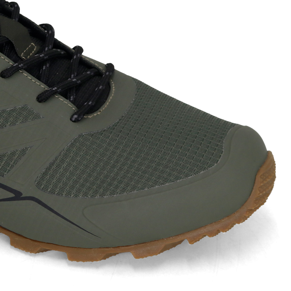 ZAPATILLAS OUTDOOR HOMBRE KAIDA 1705-H26Q2 OLIVO NEGRO - 3
